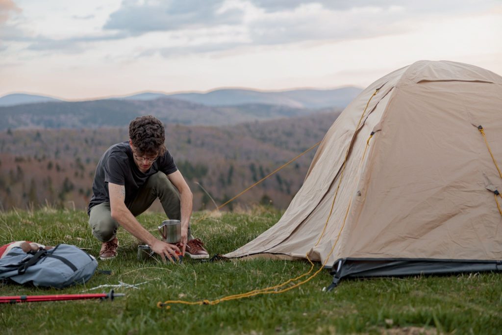 What is the most important gear needed for a first time camping trip?